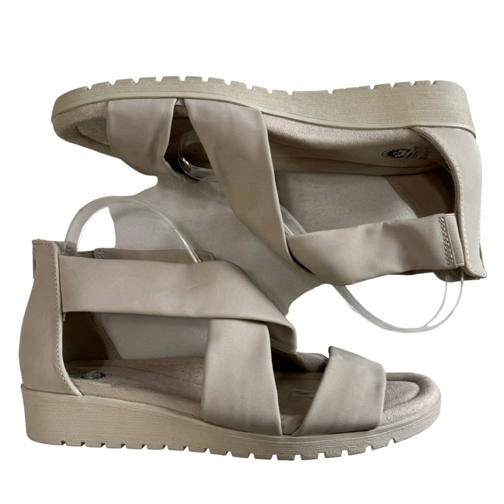 Earth Spirit Crossband Wedge Sandals Size 10 - Picture 5 of 16